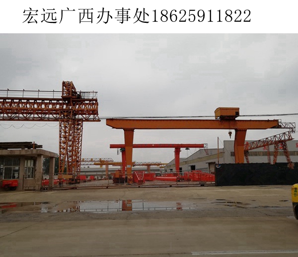 廣西柳州100T水電站龍門吊設(shè)計(jì)